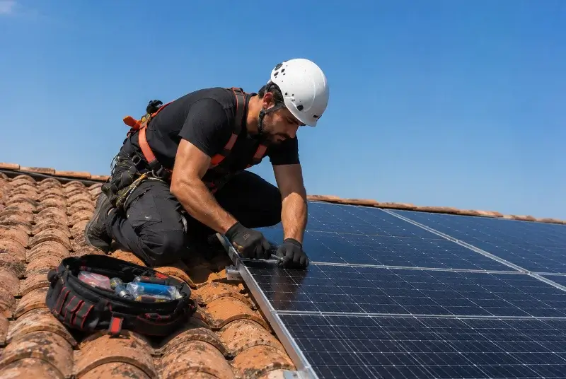 Maintenance et monitoring de panneaux solaires à Joué-sur-Erdre